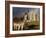 A Donkey Grazes in Front 17th Century Monea Castle, County Fermanagh, Ulster, Northern Ireland-Andrew Mcconnell-Framed Photographic Print