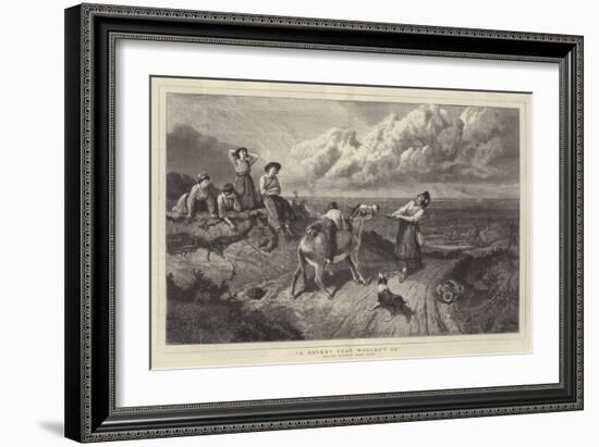 A Donkey That Wouldn't Go-Myles Birket Foster-Framed Giclee Print