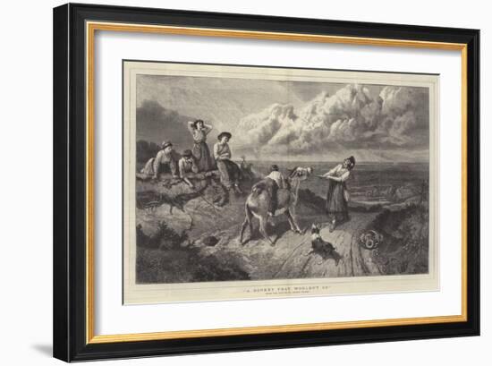 A Donkey That Wouldn't Go-Myles Birket Foster-Framed Giclee Print