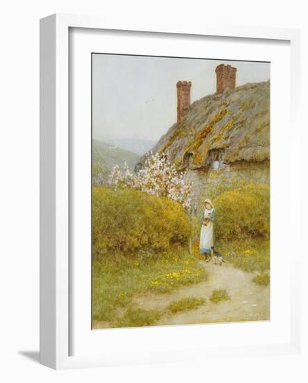 A Dorsetshire Cottage-Helen Allingham-Framed Giclee Print