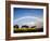 A Double Rainbow Above Countryside-Jody Miller-Framed Photographic Print