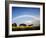 A Double Rainbow Above Countryside-Jody Miller-Framed Photographic Print