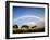 A Double Rainbow Above Countryside-Jody Miller-Framed Photographic Print