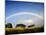 A Double Rainbow Above Countryside-Jody Miller-Mounted Photographic Print