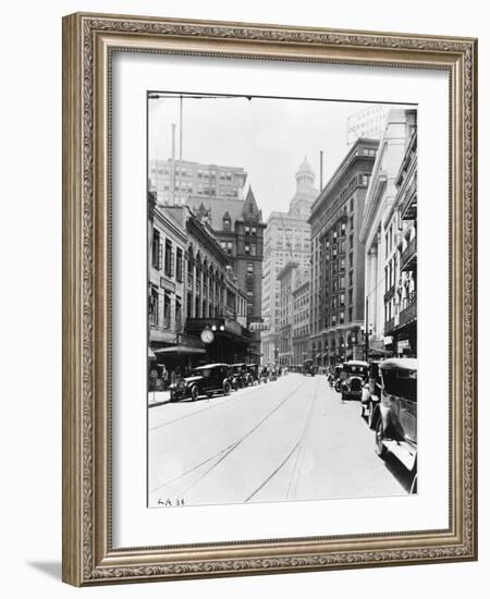 A Downtown Street in New Orleans-null-Framed Photographic Print