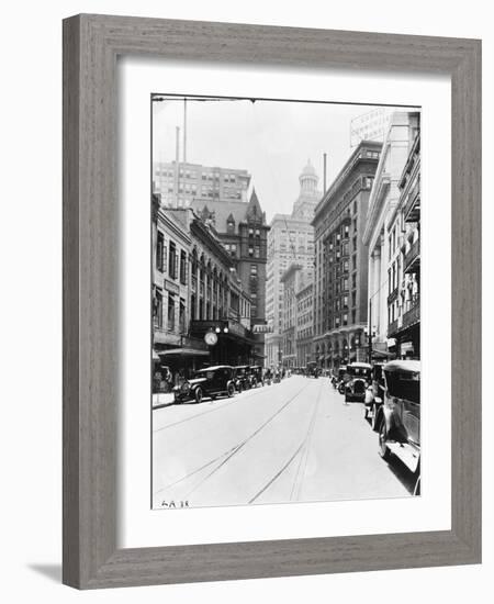 A Downtown Street in New Orleans-null-Framed Photographic Print