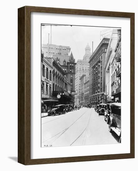 A Downtown Street in New Orleans-null-Framed Photographic Print