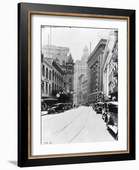 A Downtown Street in New Orleans-null-Framed Photographic Print