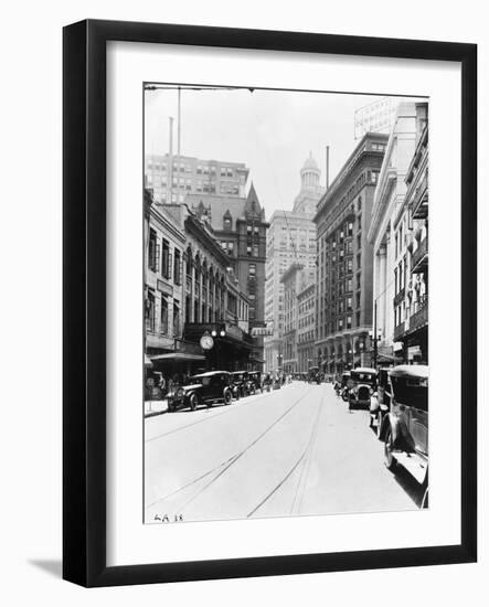 A Downtown Street in New Orleans-null-Framed Photographic Print