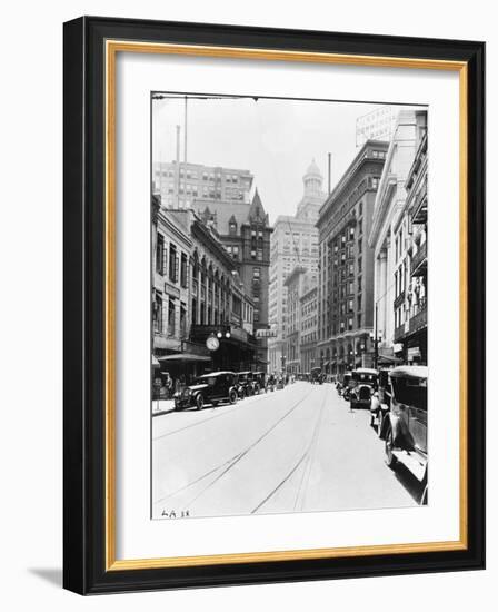 A Downtown Street in New Orleans-null-Framed Photographic Print