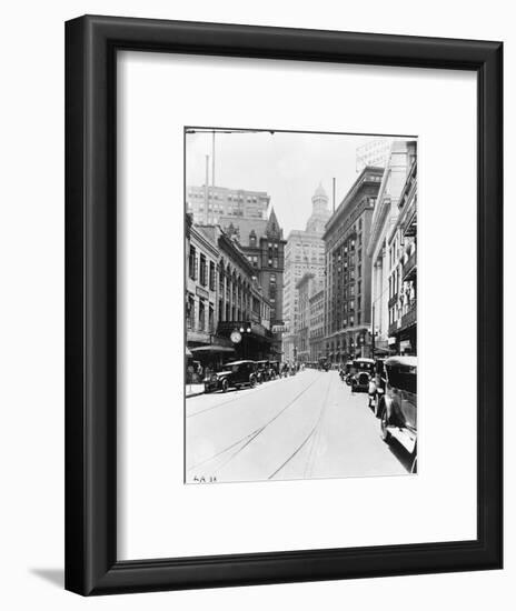 A Downtown Street in New Orleans-null-Framed Photographic Print