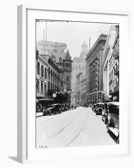 A Downtown Street in New Orleans-null-Framed Photographic Print