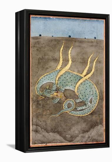 A Dragon Devouring a Woman-null-Framed Premier Image Canvas