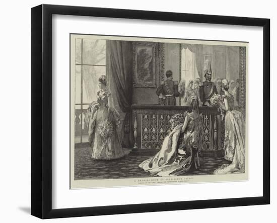 A Drawing-Room at Buckingham Palace-Arthur Hopkins-Framed Giclee Print