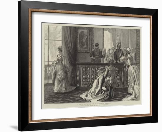 A Drawing-Room at Buckingham Palace-Arthur Hopkins-Framed Giclee Print