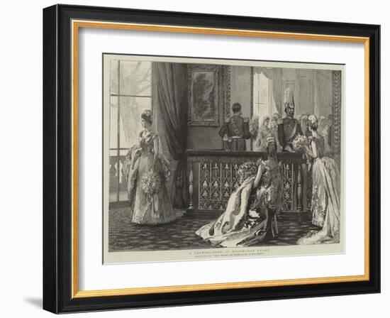 A Drawing-Room at Buckingham Palace-Arthur Hopkins-Framed Giclee Print