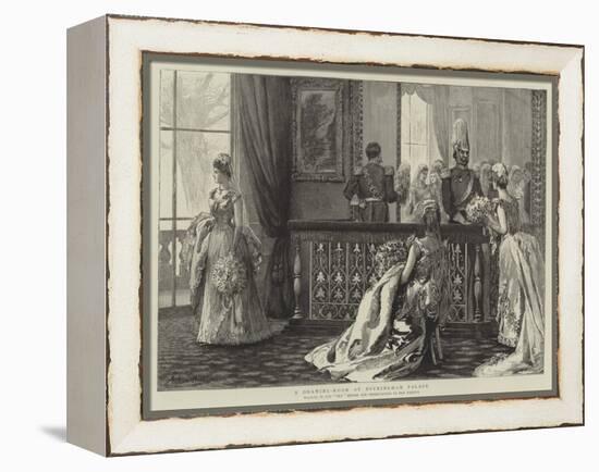 A Drawing-Room at Buckingham Palace-Arthur Hopkins-Framed Premier Image Canvas