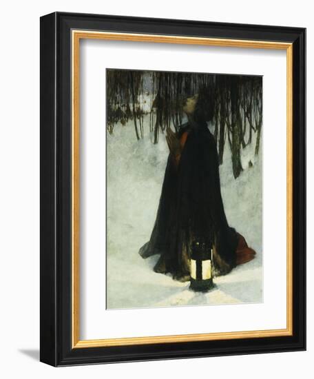 A Dream of Christmas-George Hitchcock-Framed Giclee Print