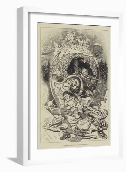 A Dream of Plum-Pudding-Edward Linley Sambourne-Framed Giclee Print