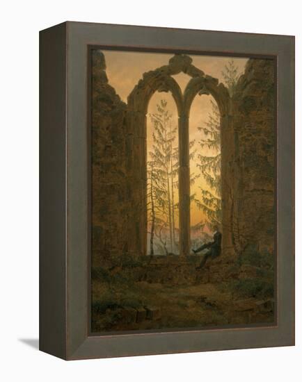 A Dreamer-Caspar David Friedrich-Framed Premier Image Canvas