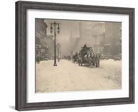A Dreary Day, 1893-Alfred Stieglitz-Framed Art Print