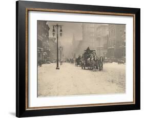 A Dreary Day, 1893-Alfred Stieglitz-Framed Art Print