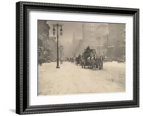 A Dreary Day, 1893-Alfred Stieglitz-Framed Art Print