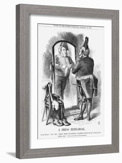 A Dress Rehearsal, 1868-John Tenniel-Framed Giclee Print