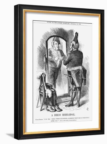 A Dress Rehearsal, 1868-John Tenniel-Framed Giclee Print