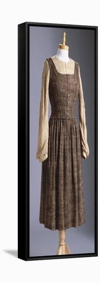 A Dress Worn by Julie Andrews as Maria for the 'Doe-A-Deer' Song Scene in the Sound of Music, 1965-null-Framed Premier Image Canvas