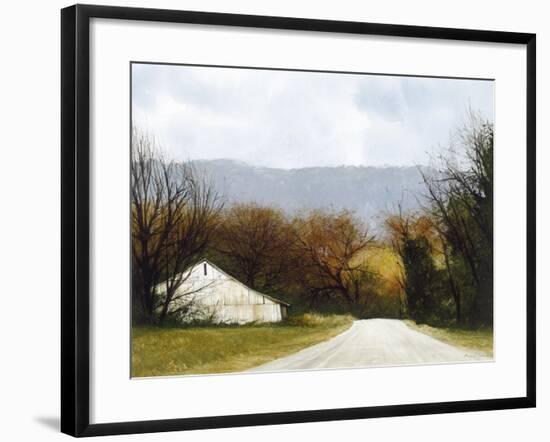 A Drive Through Fall-Miguel Dominguez-Framed Premium Giclee Print
