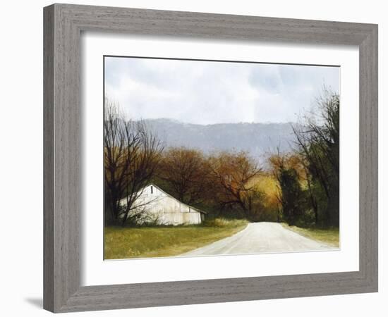 A Drive Through Fall-Miguel Dominguez-Framed Giclee Print