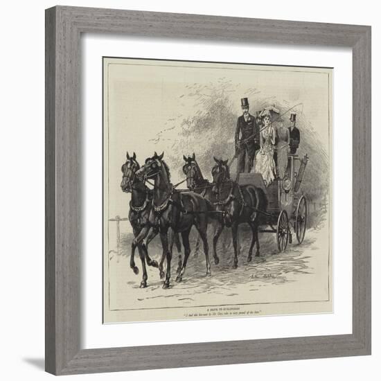 A Drive to Hurlingham-Arthur Hopkins-Framed Giclee Print