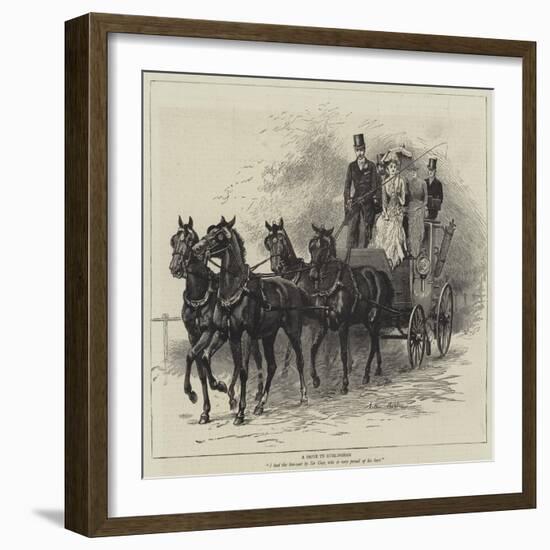 A Drive to Hurlingham-Arthur Hopkins-Framed Giclee Print