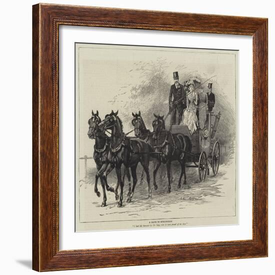 A Drive to Hurlingham-Arthur Hopkins-Framed Giclee Print