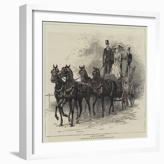 A Drive to Hurlingham-Arthur Hopkins-Framed Giclee Print