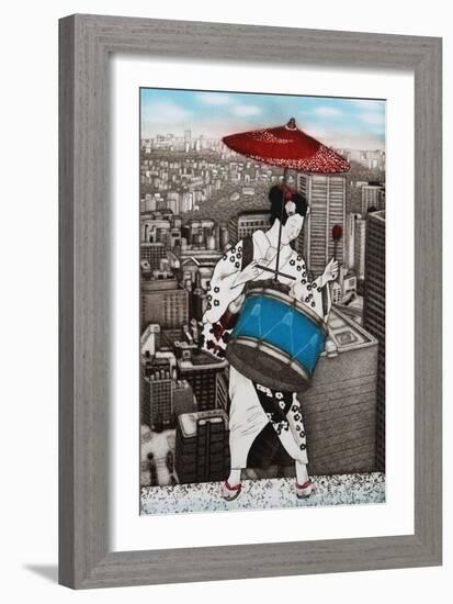 A drum girl, 2007,-Emiko Aida-Framed Giclee Print