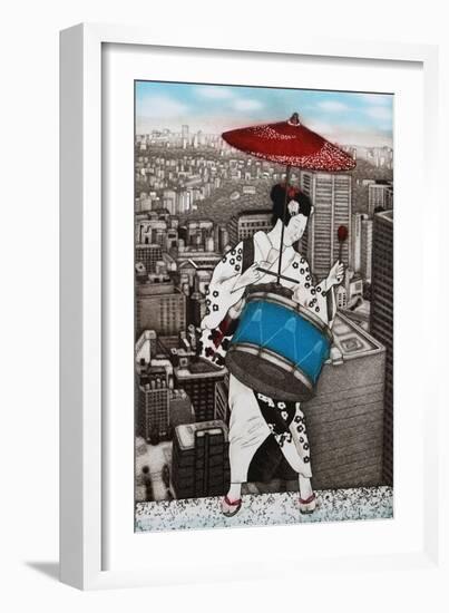 A drum girl, 2007,-Emiko Aida-Framed Giclee Print