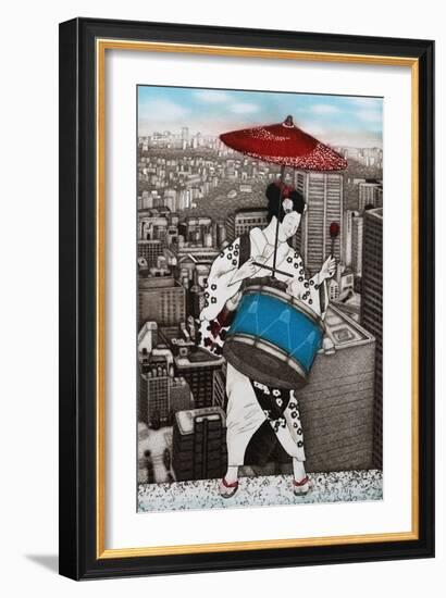 A drum girl, 2007,-Emiko Aida-Framed Giclee Print