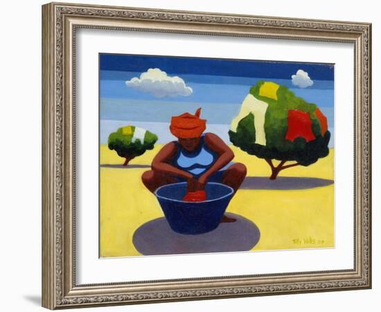 A Drying Day, 2007-Tilly Willis-Framed Giclee Print