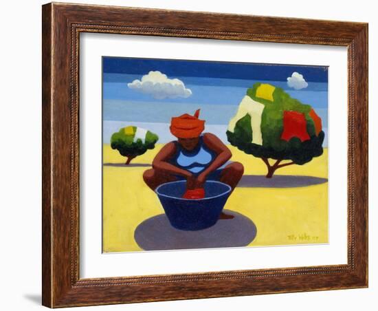 A Drying Day, 2007-Tilly Willis-Framed Giclee Print