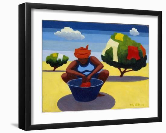 A Drying Day, 2007-Tilly Willis-Framed Giclee Print