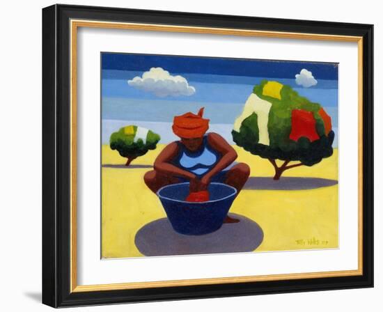 A Drying Day, 2007-Tilly Willis-Framed Giclee Print