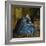 A Duchess (The Blue Dress), C.1866 (Oil on Panel)-Alfred Emile Stevens-Framed Giclee Print