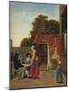 'A Dutch Courtyard', 1658-1660-Pieter De Hooch-Mounted Giclee Print