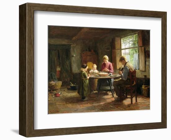 A Dutch Interior - Grace before the Meal-Evert Pieters-Framed Giclee Print