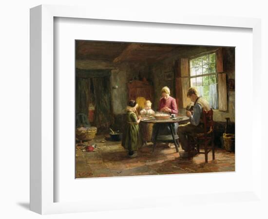 A Dutch Interior - Grace before the Meal-Evert Pieters-Framed Giclee Print