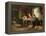 A Dutch Interior - Grace before the Meal-Evert Pieters-Framed Premier Image Canvas