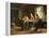 A Dutch Interior - Grace before the Meal-Evert Pieters-Framed Premier Image Canvas