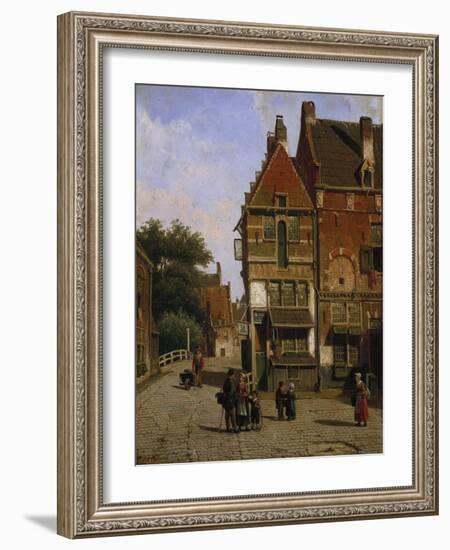 A Dutch Street Scene-Henry Thomas Alken-Framed Giclee Print